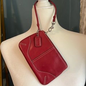 Vintage Leather Coach Wristlet